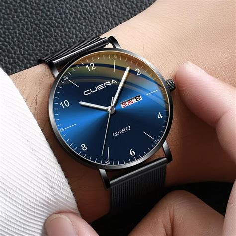 reloj plano hombre